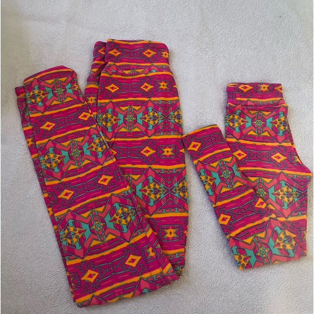 Unique Pattern Mom and Daughter Matching LuLaRoe Leggings